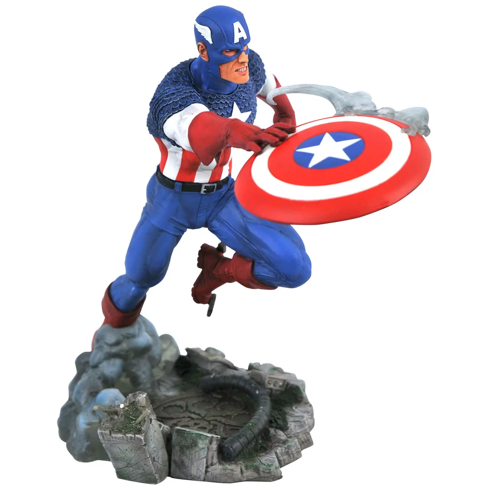 Diamond Select - Marvel Gallery Comic Captain America PVC Statue (O/A) Image 1