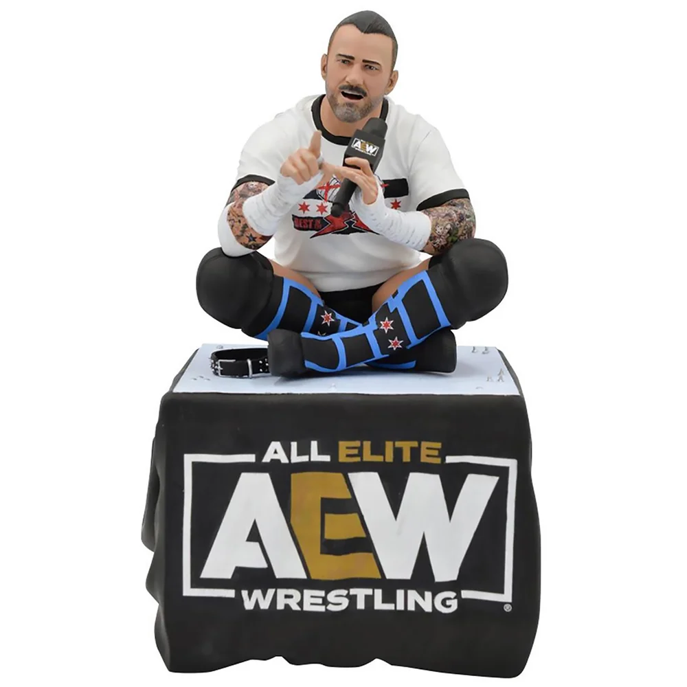 Diamond Select - AEW All Elite Wrestling Gallery Cm Punk PVC Statue Image 1