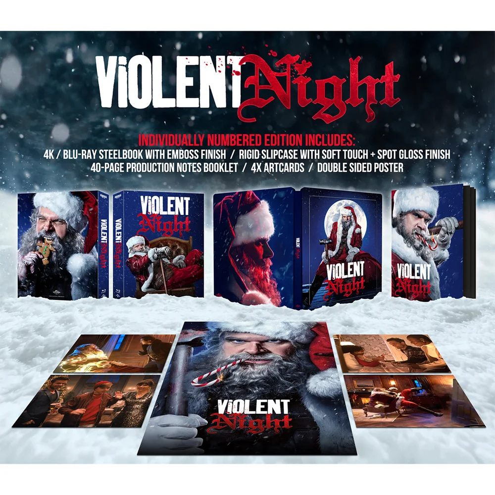 Violent Night Collector's Edition Steelbook 4K Ultra HD Image 1