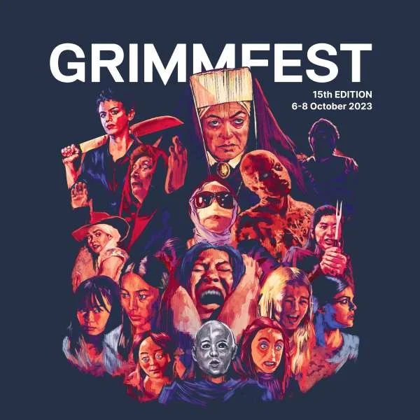 GRIMMFEST STAFF 2023 Men's T-Shirt - Navy