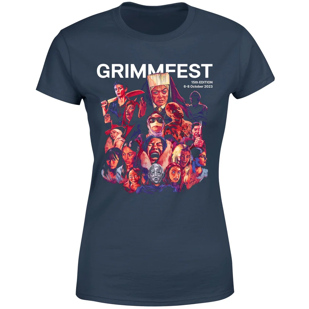 GRIMMFEST STAFF 2023 Women's T-Shirt - Navy - XS - Navy Image 1