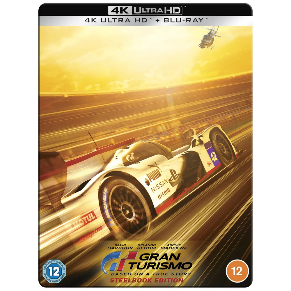 Gran Turismo: Based On A True Story 4K Ultra HD SteelBook #2 (Gold/Orange) Image 1