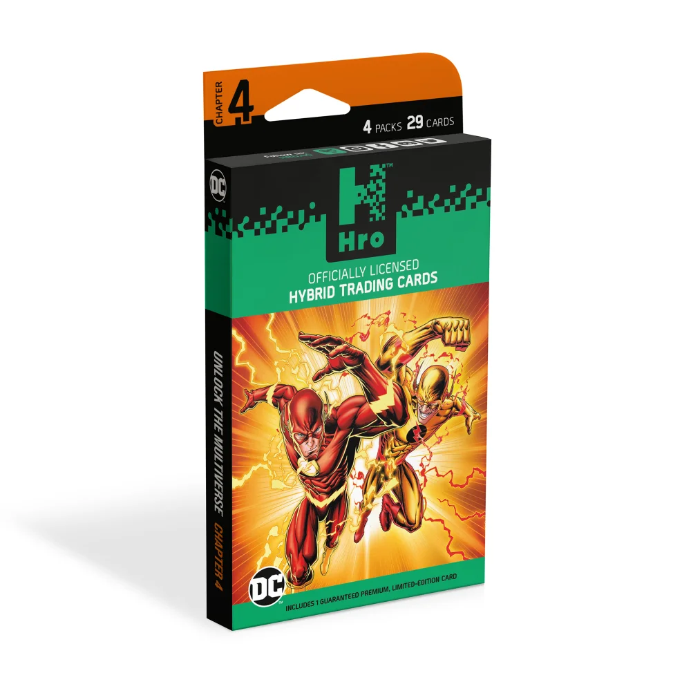 DC - HRO Chapter 4 Hybrid Trading Cards Collection: 4-Pack Premium Starter Box Image 1
