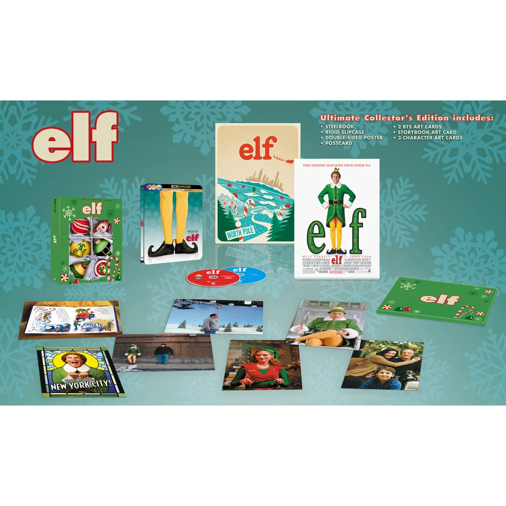 Elf 20th Anniversary Ultimate Collector's Edition 4K Ultra HD Steelbook Image 1