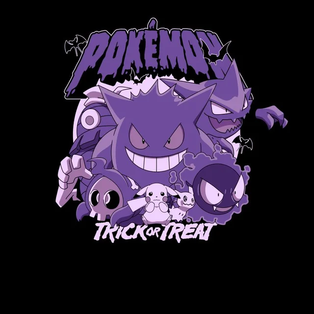 Pokémon Trick Or Treat Men's T-Shirt - Black