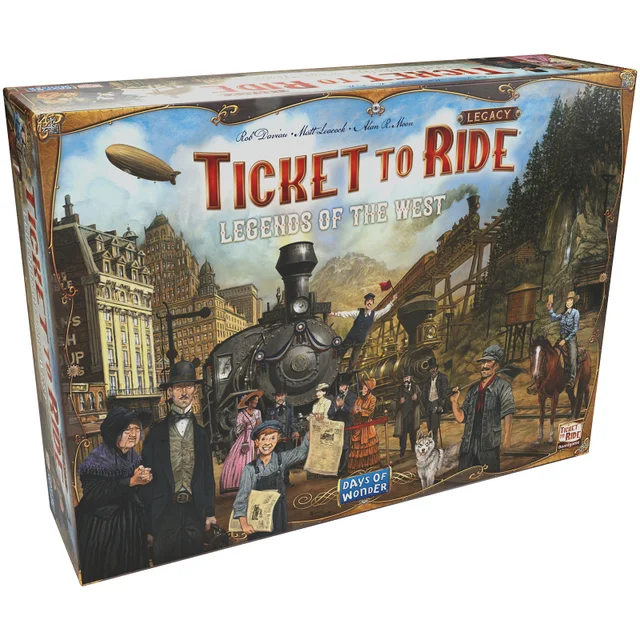 Ticket to Ride Legacy - Legends of the West Board Game