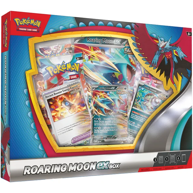 Pokémon TCG: Roaring Moon/Iron Valiant ex Box
