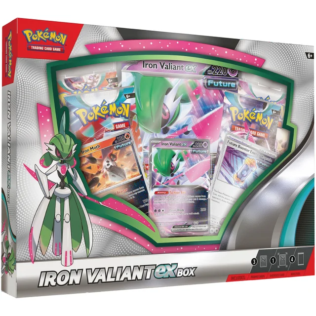Pokémon TCG: Roaring Moon/Iron Valiant ex Box