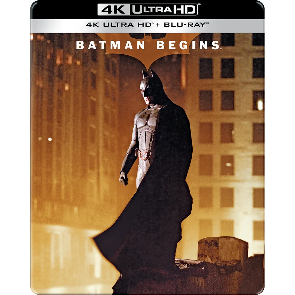 Batman Begins Zavvi Exclusive 4K Ultra HD Steelbook Image 1
