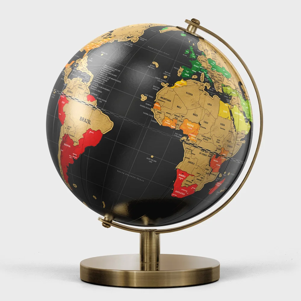 Large Scratch Globe Image 1