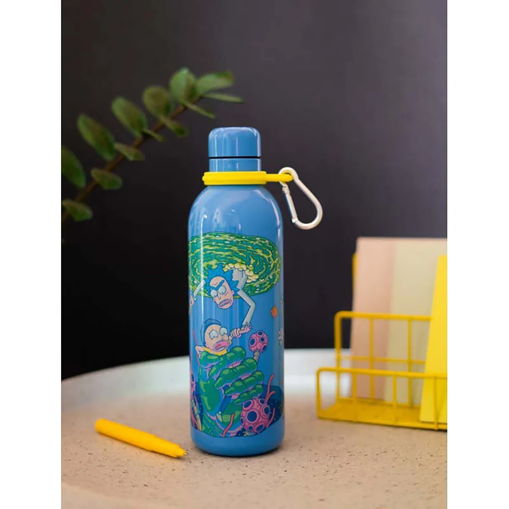 Rick & Morty Hot&Cold Metallic Bottle 500Ml Image 1