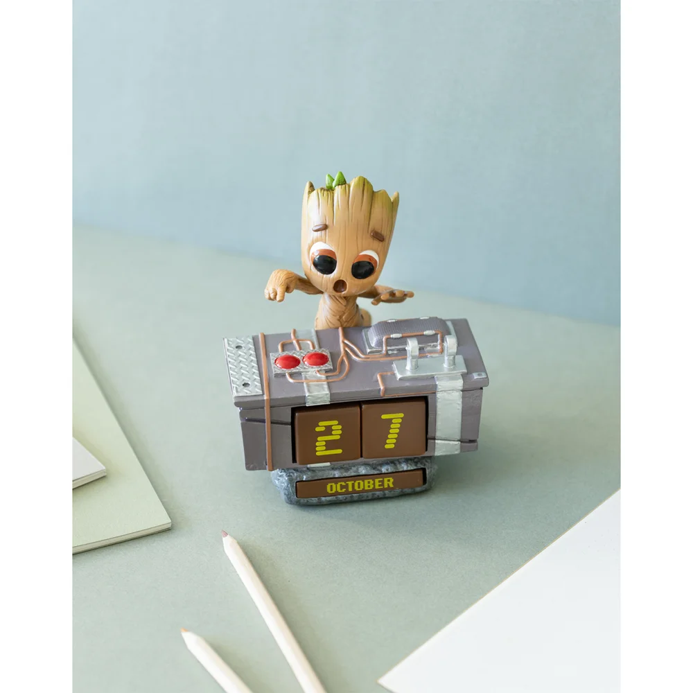 Marvel Groot Death Button 3D Perpetual Calendar Image 1