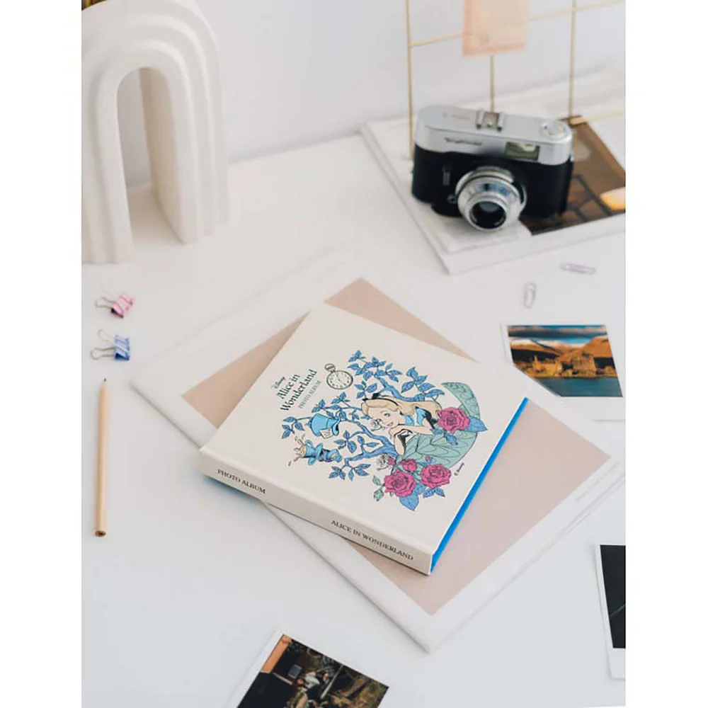 Disney Alice In Wonderland Photo Album 16X16Cm 24 Self-Adhesive Pages Image 1