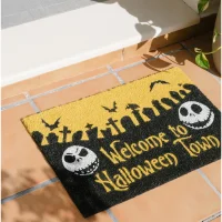 Nightmare Before Christmas Halloween Town Door Mat - undefined undefined