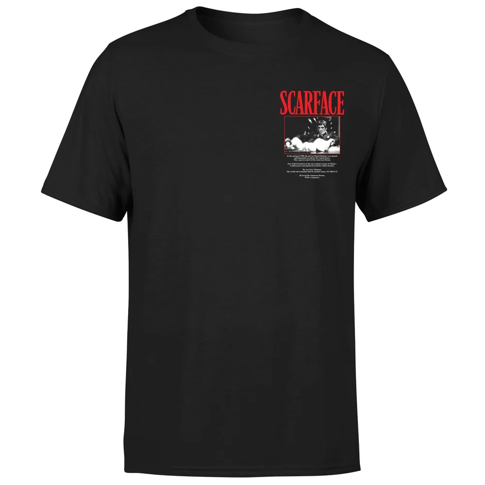 Scarface American Dream Unisex T-Shirt - Black - 5XL - Black Image 1