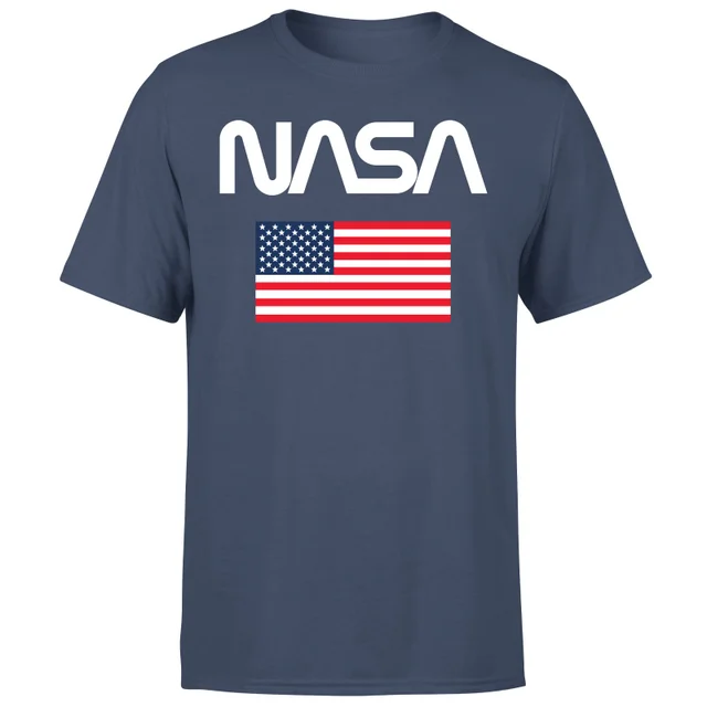 NASA Flag Unisex T-Shirt - Navy