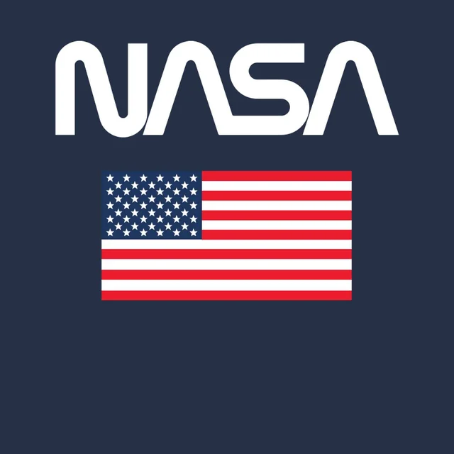 NASA Flag Unisex T-Shirt - Navy