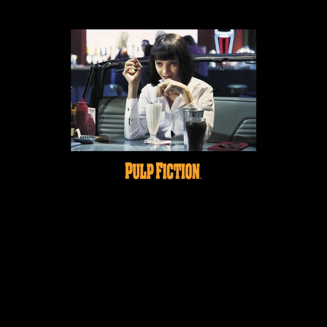 Pulp Fiction Mia Wallace Unisex T-Shirt - Black