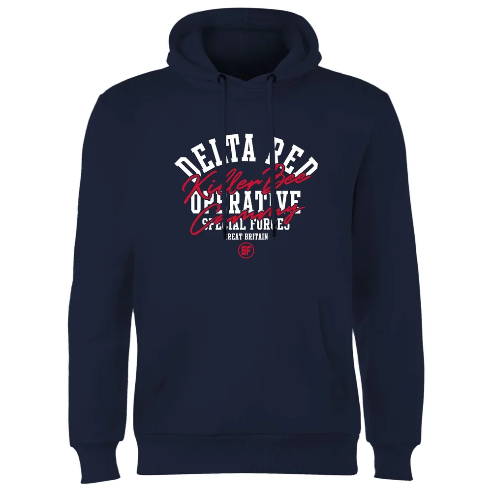 Street Fighter Delta Red Operative Hoodie - Navy - S - Navy Image 1