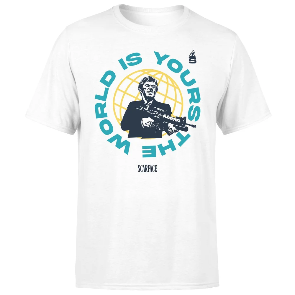 Scarface The World Is Yours Unisex T-Shirt - White - S - White Image 1