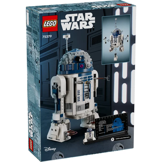 LEGO Star Wars R2-D2 Model, Buildable Toy Droid Figure 75379