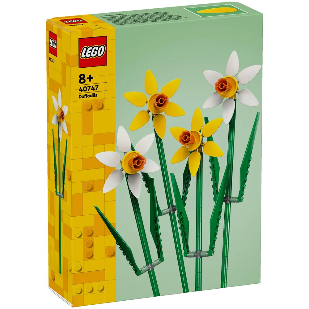 LEGO Botanicals Daffodils Artificial Faux Flowers Set 40747 Image 1