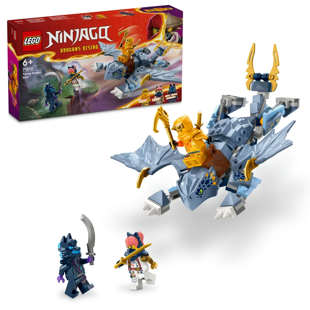 LEGO NINJAGO Young Dragon Riyu Toy with Minifigures 71810 Image 1