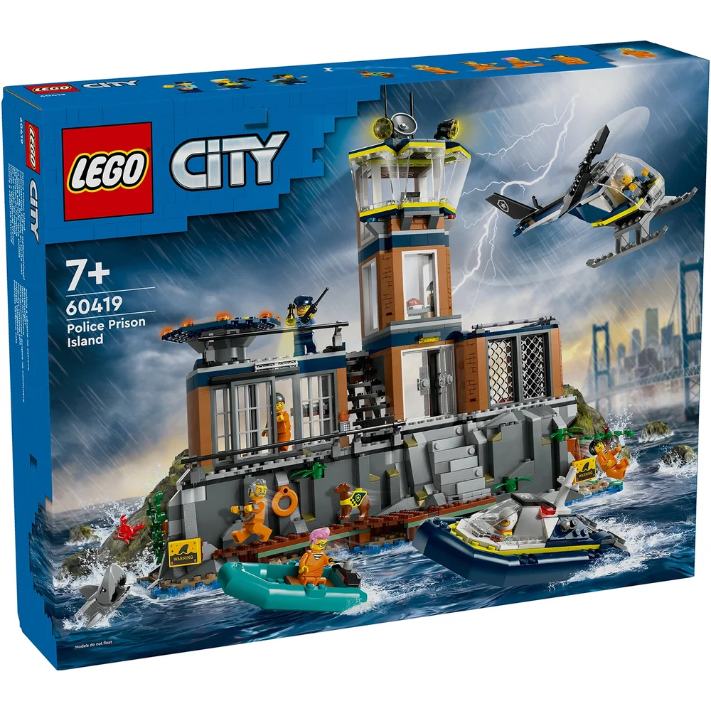 LEGO City Police Prison Island with Helicopter Toy 60419 Image 1