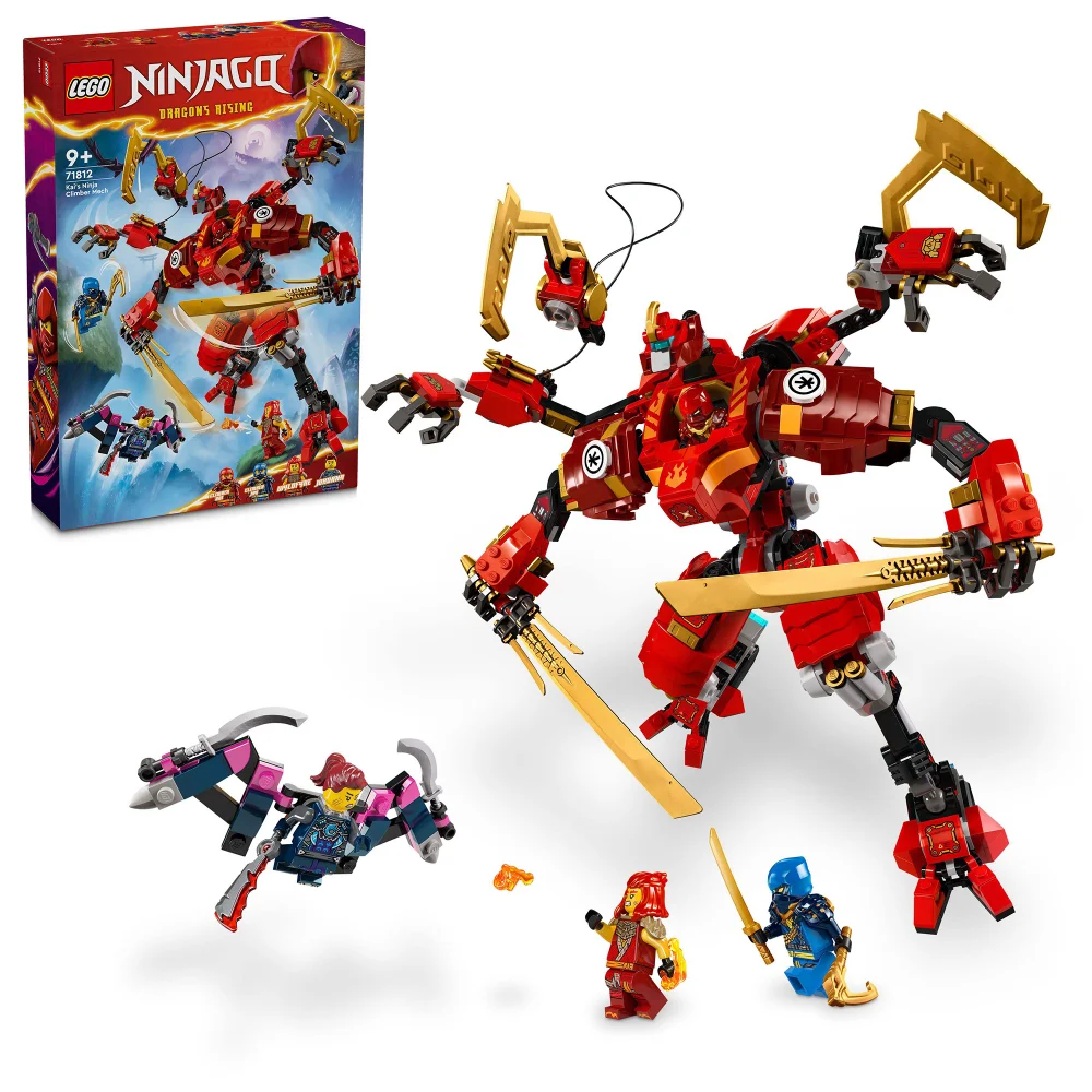 LEGO NINJAGO Kai’s Ninja Climber Mech Action Figure 71812 Image 1