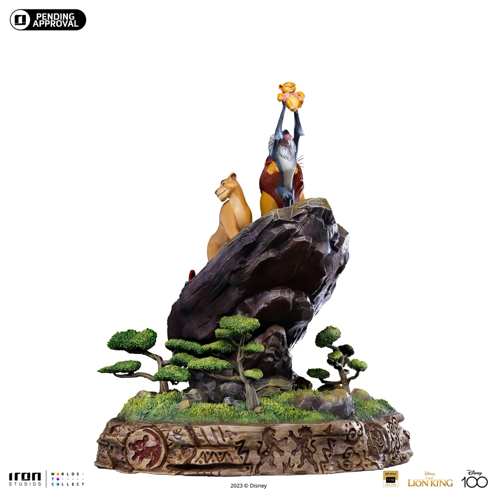 Iron Studios Lion King Deluxe Art Scale Statue 1/10 Diorama Image 1