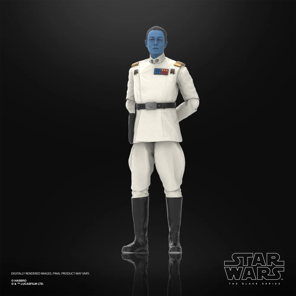 Hasbro Star Wars The Black Series Grand Admiral Thrawn Collectible Action Figure (6”) Image 1