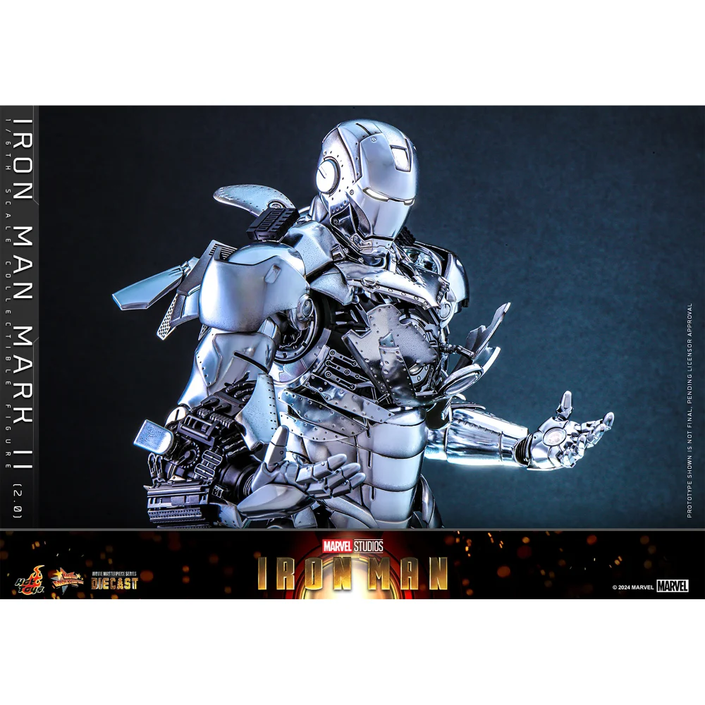 Hot Toys Marvel Iron Man Mark II (2.0) 1:6th Scale Collectible Figure Image 1