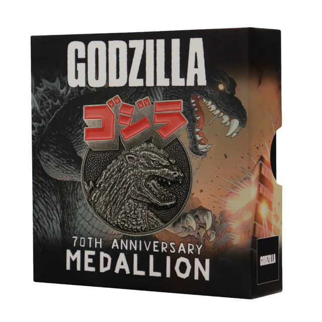 Godzilla 70Th Anniversary Medallion By Fanattik