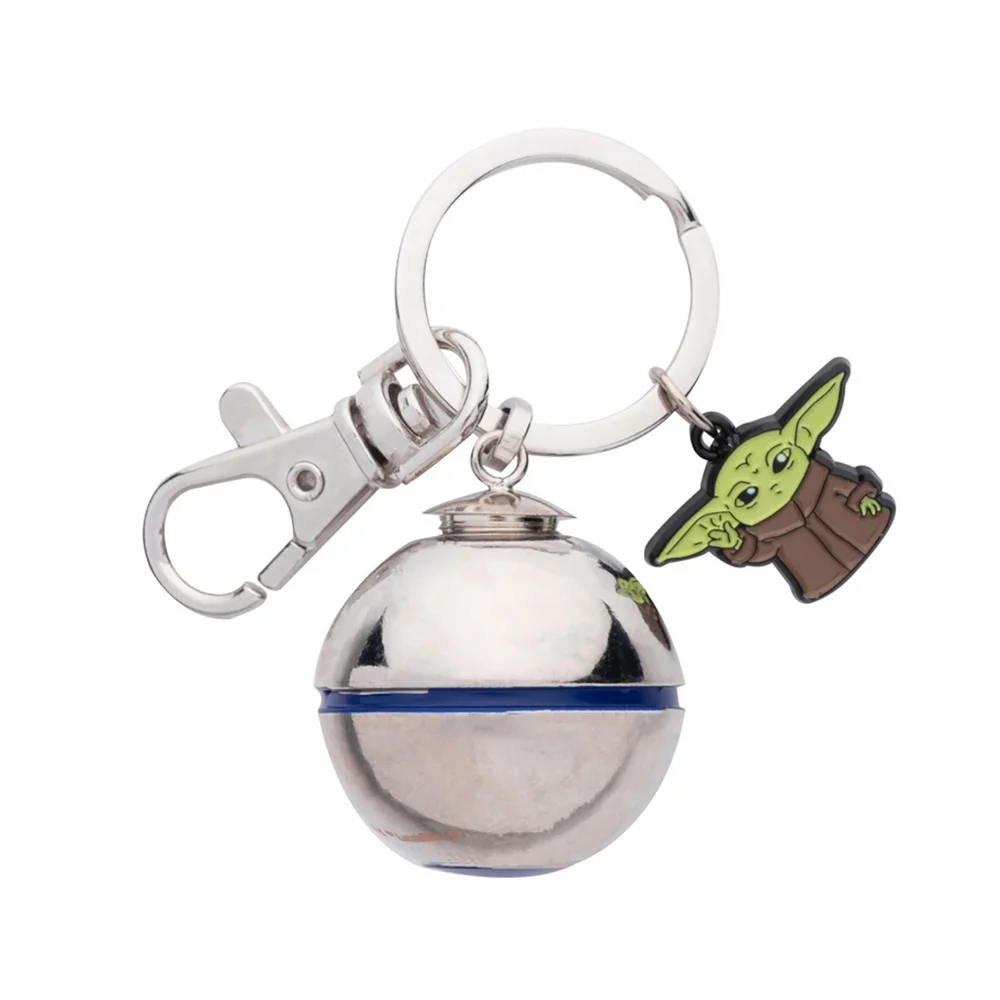 SalesOne Star Wars The Mandalorian The Child Grogu Razor Crest Shifter 3D Keyring Image 1