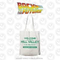Back the Future Hill Valley Tote Bag By Fanattik - undefined undefined
