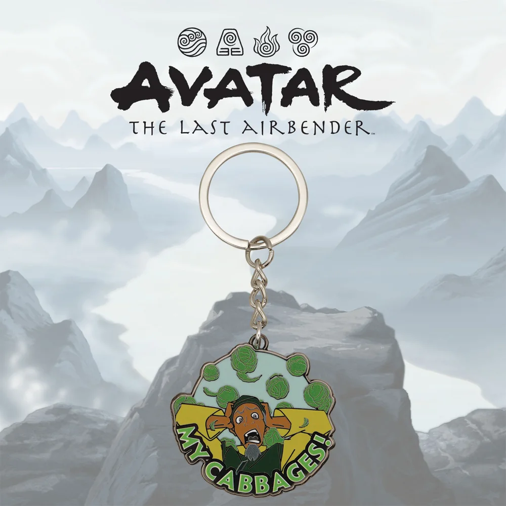 Avatar the Last Airbender Limited Edition Cabbage Merchant Key Ring By Fanattik Image 1