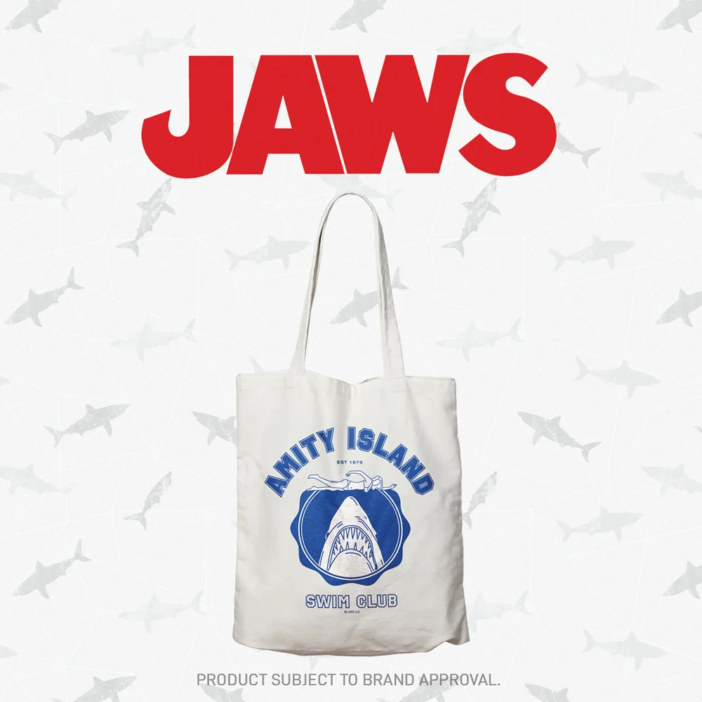 Jaws Amity Island Tote Bag By Fanattik Image 1