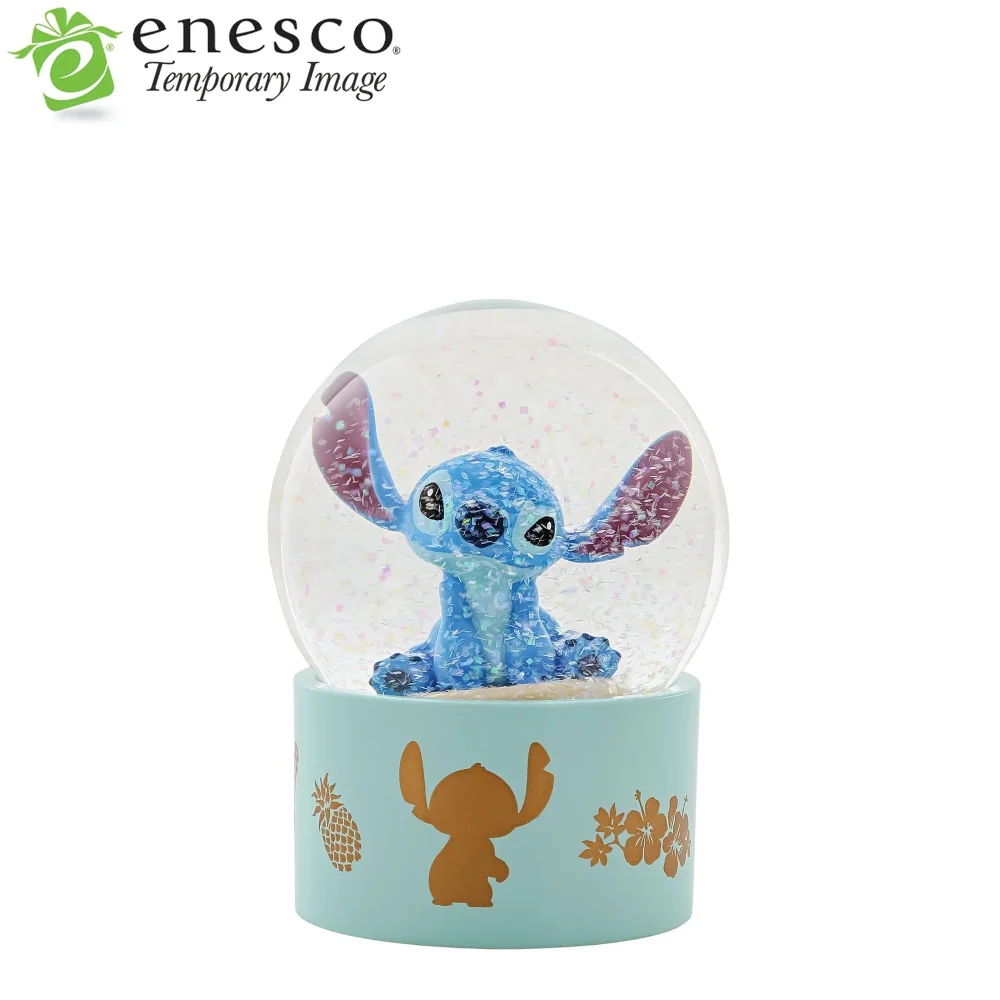 Enesco Disney Showcase Collection Aloha Sparkle (Stitch Waterball) (8.5cm) Image 1