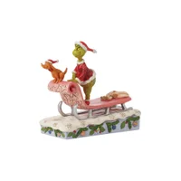 Enesco Grinch & Max on Sleigh Figurine (17cm) - undefined undefined