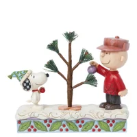 Enesco Peanuts Snoopy & Charlie Brown Tree Figurine (14cm) - undefined undefined