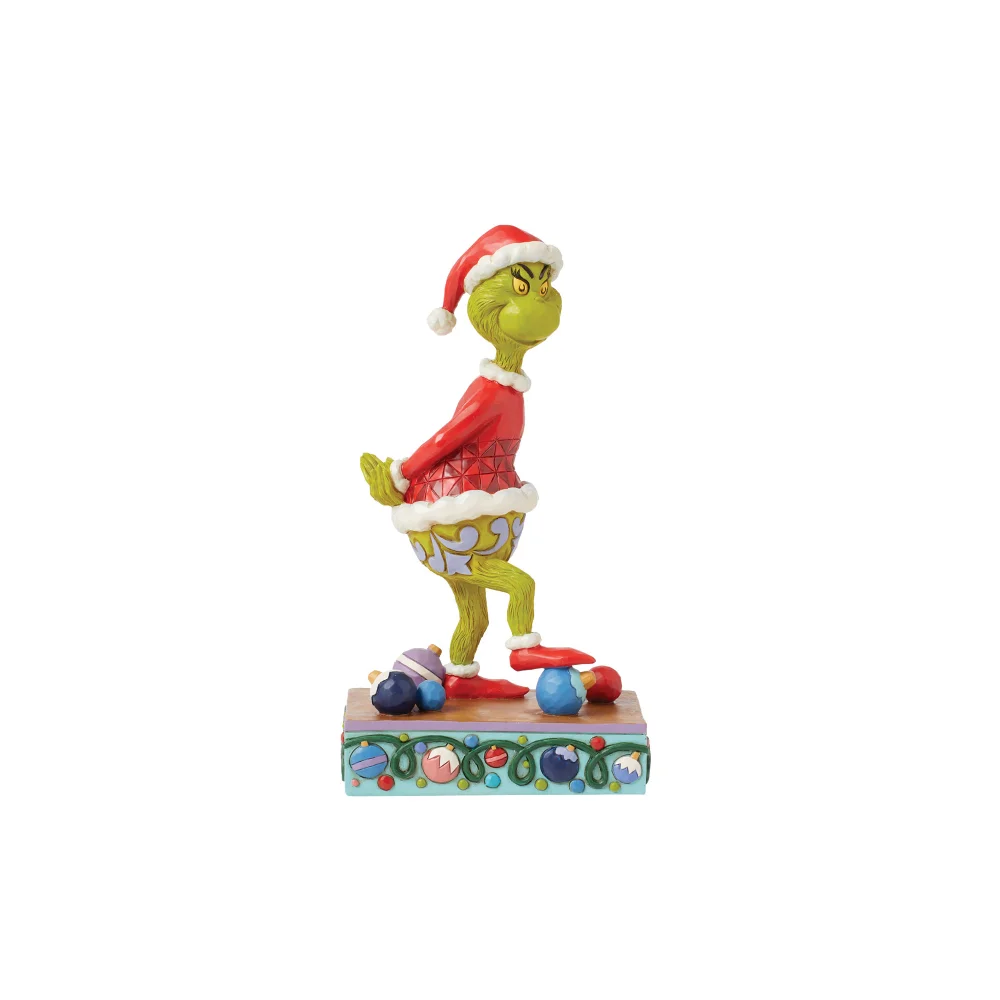Enesco Grinch Stepping on Ornament Figurine (18.5cm) Image 1