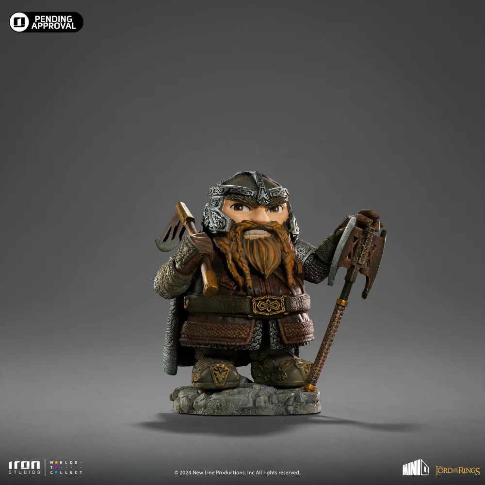 Iron Studios The Lord of The Rings Gimli Minico Limited Edition Figure (4.6") Image 1