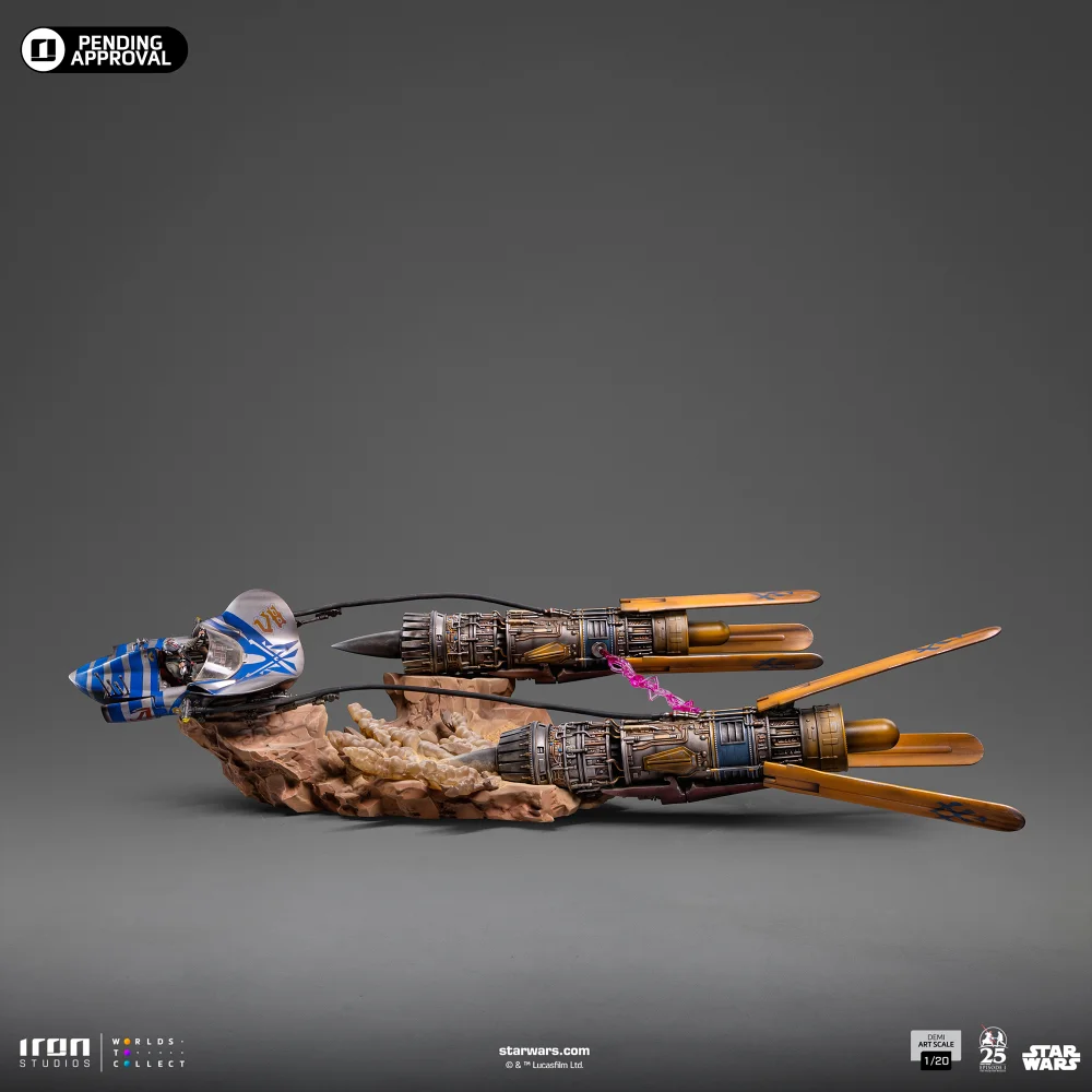 Iron Studios Star Wars Anakin's POD Racer Art Scale 1/20 Limited Edition Collectible Statue Image 1
