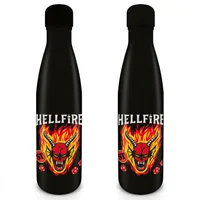 Stranger Things Season 4 Hellfire Club Metal Drinks Bottle - undefined undefined
