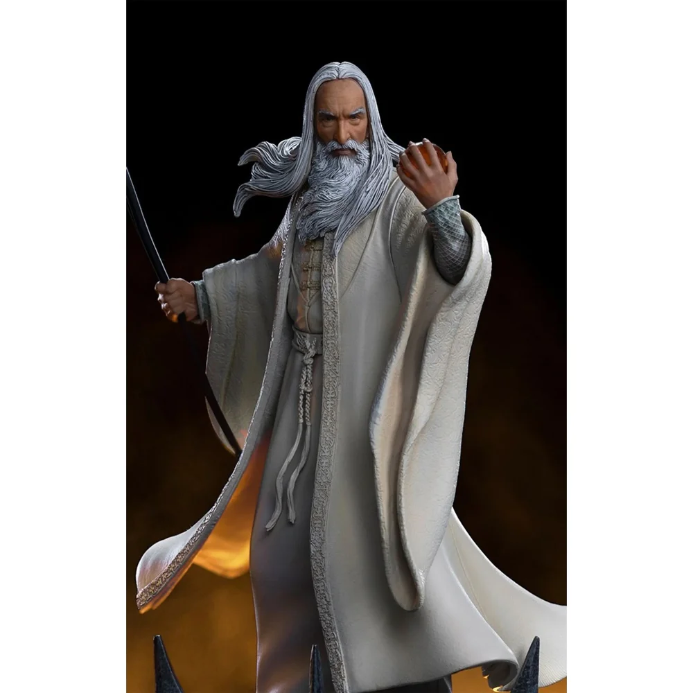 Iron Studios Saruman BDS The Lord Of The Rings Art Scale 1/10 Collectible Statue (29cm) Image 1