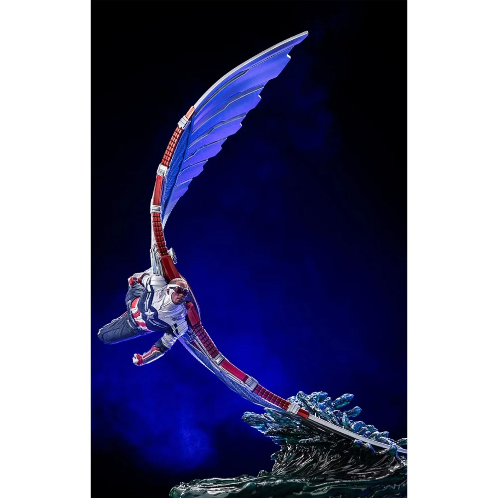 Iron Studios Captain America Sam Wilson Deluxe The Falcon And The Winter Soldier Art Scale 1/10 Collectible Statue (46cm) Image 1