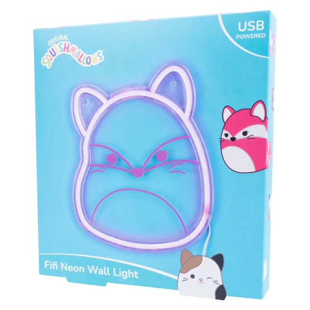 Squishmallows Character Neon Wall Light - Fifi the Fox