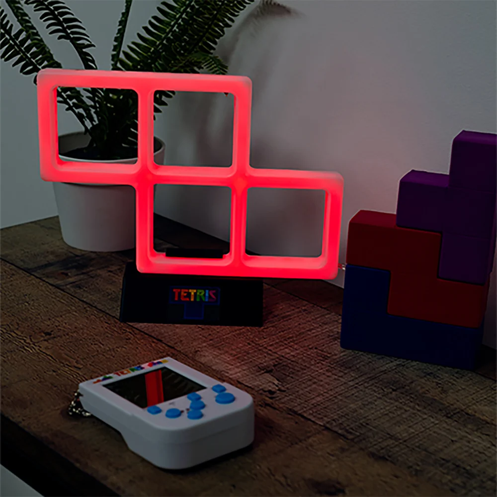 Tetris Neon Light Red Image 1
