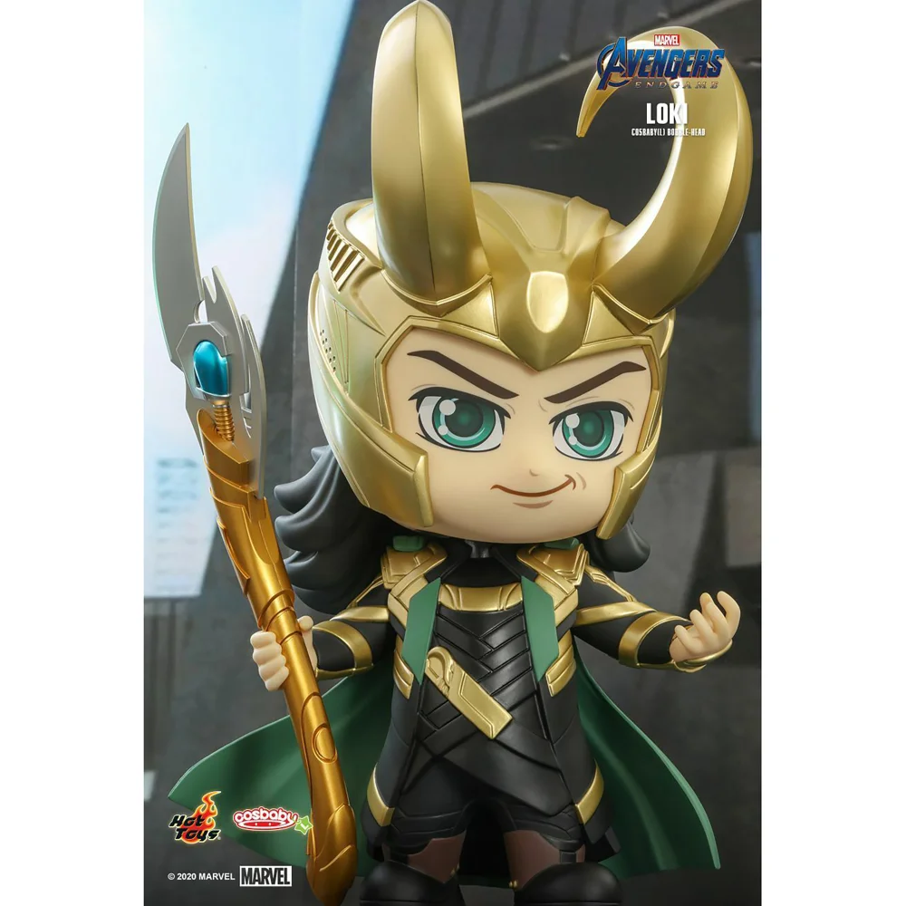 Hot Toys Cosbaby Avengers Endgame Loki Figure Image 1