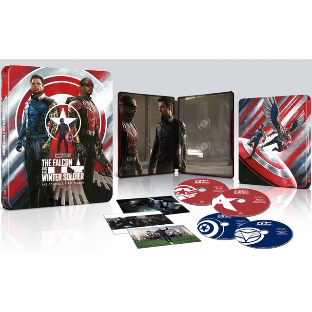 Marvel's The Falcon and The Winter Soldier SteelBook 4K Ultra HD & Blu-ray (Disney+ Original includes ArtCards)